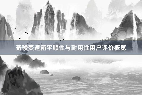 奇骏变速箱平顺性与耐用性用户评价概览